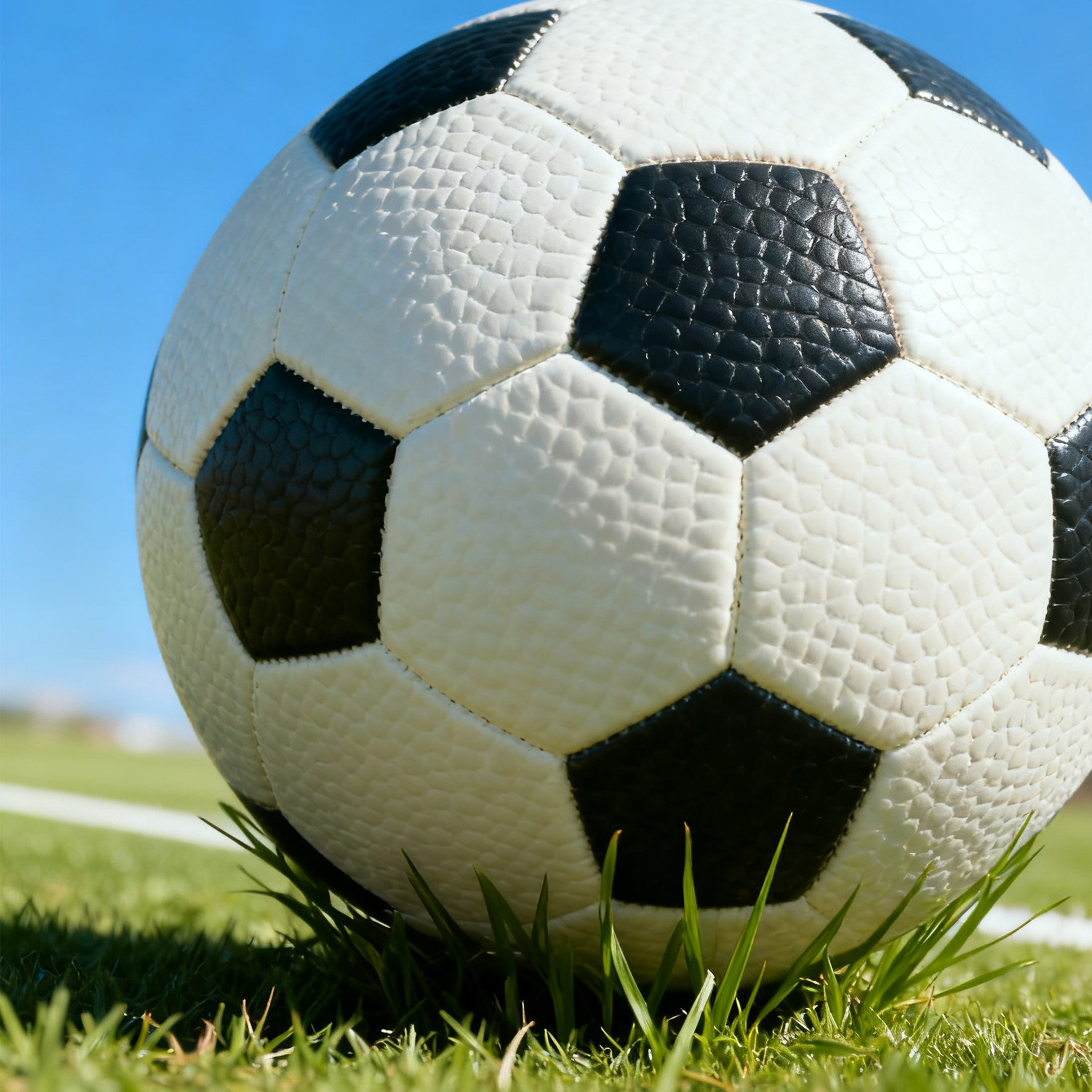 내구성 뛰어난 합성가죽 축구공 전면 이미지