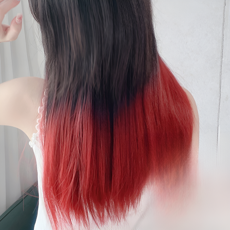 ส่วนต่อผมวิกแบบไล่สีไฮไลท์