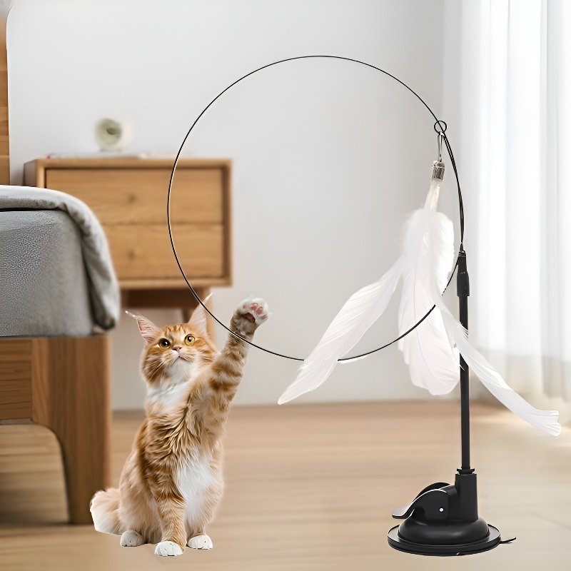 吸盤付きキャットおもちゃワンド
