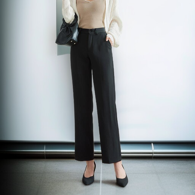 검은색 정장 바지