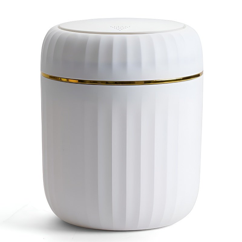 Small Desktop Push Trash Can