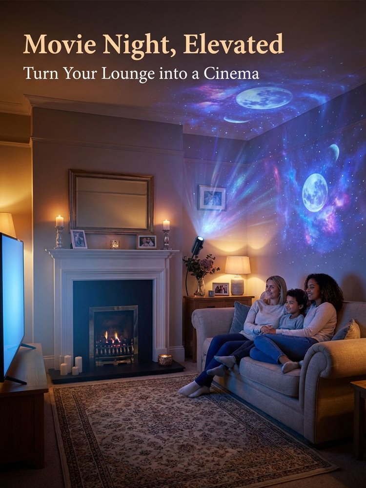 Ocean and Starry Sky Projection Lamp