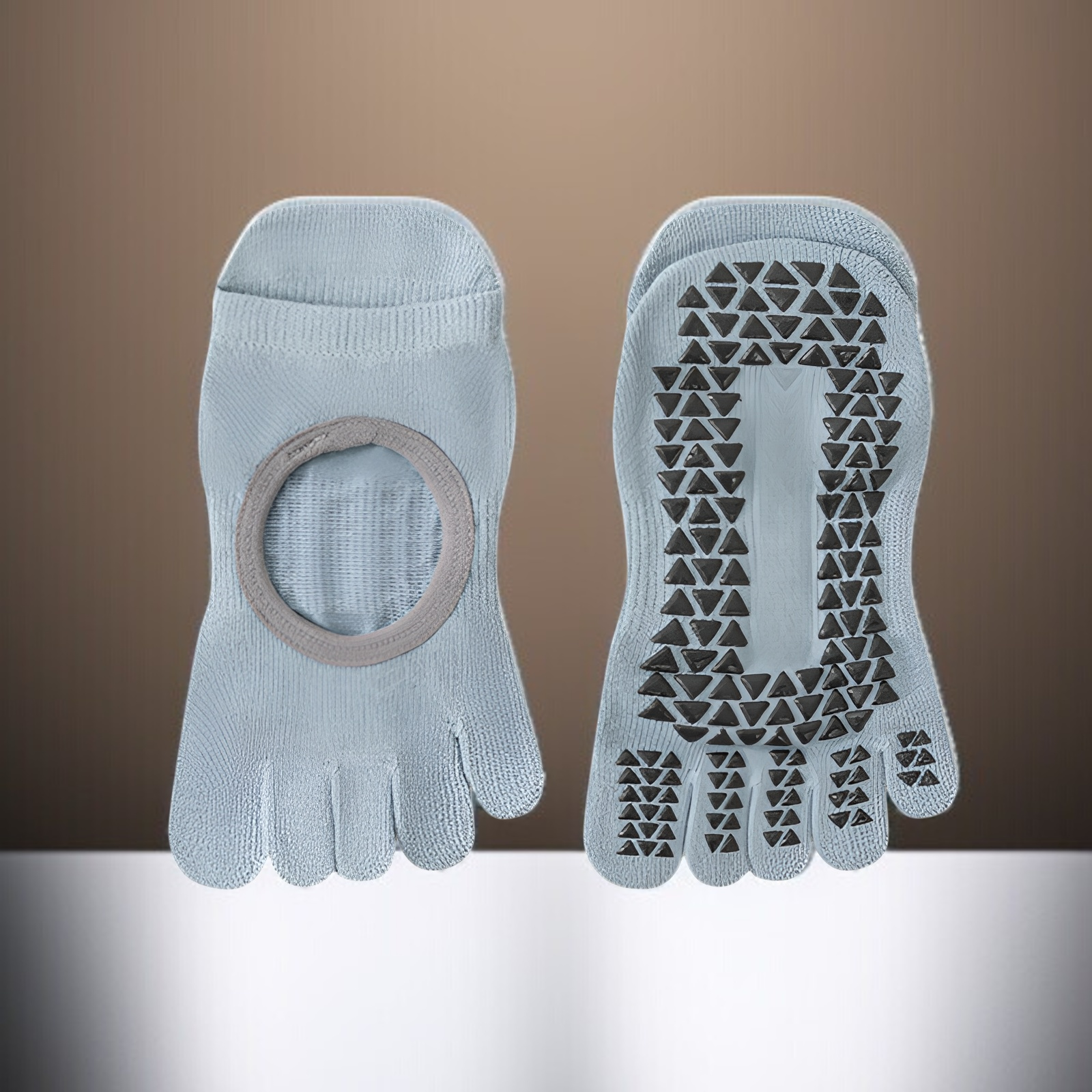 요가 동작 시 안전하게 착용 가능한 스타킹