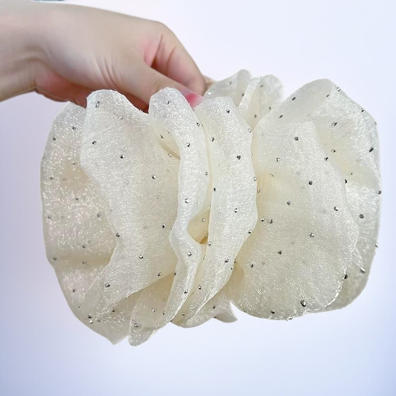 泡泡網紗珍珠鯊魚夾