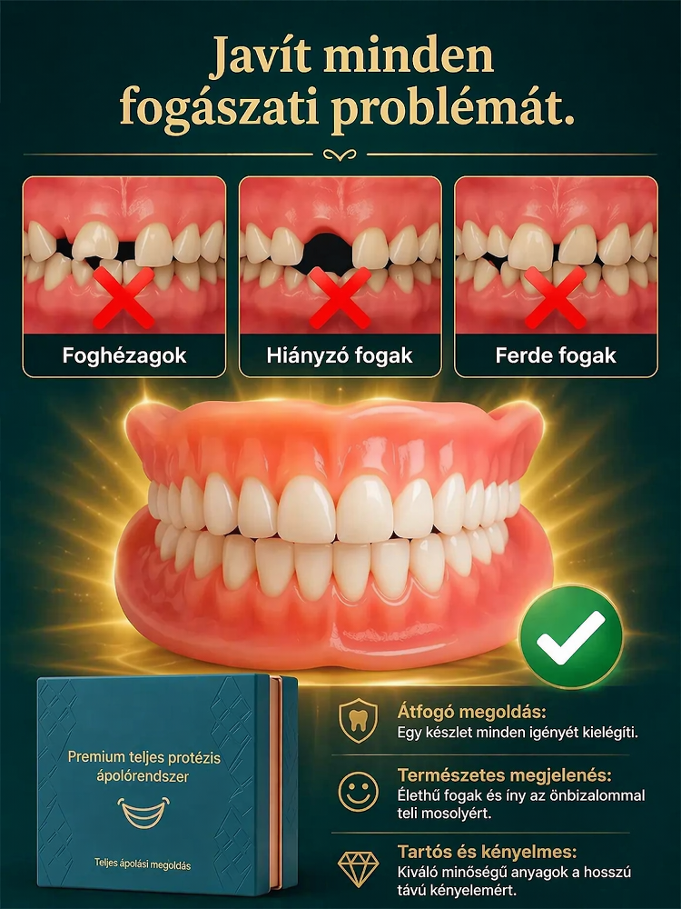  Prémium teljes fogsor készlet
