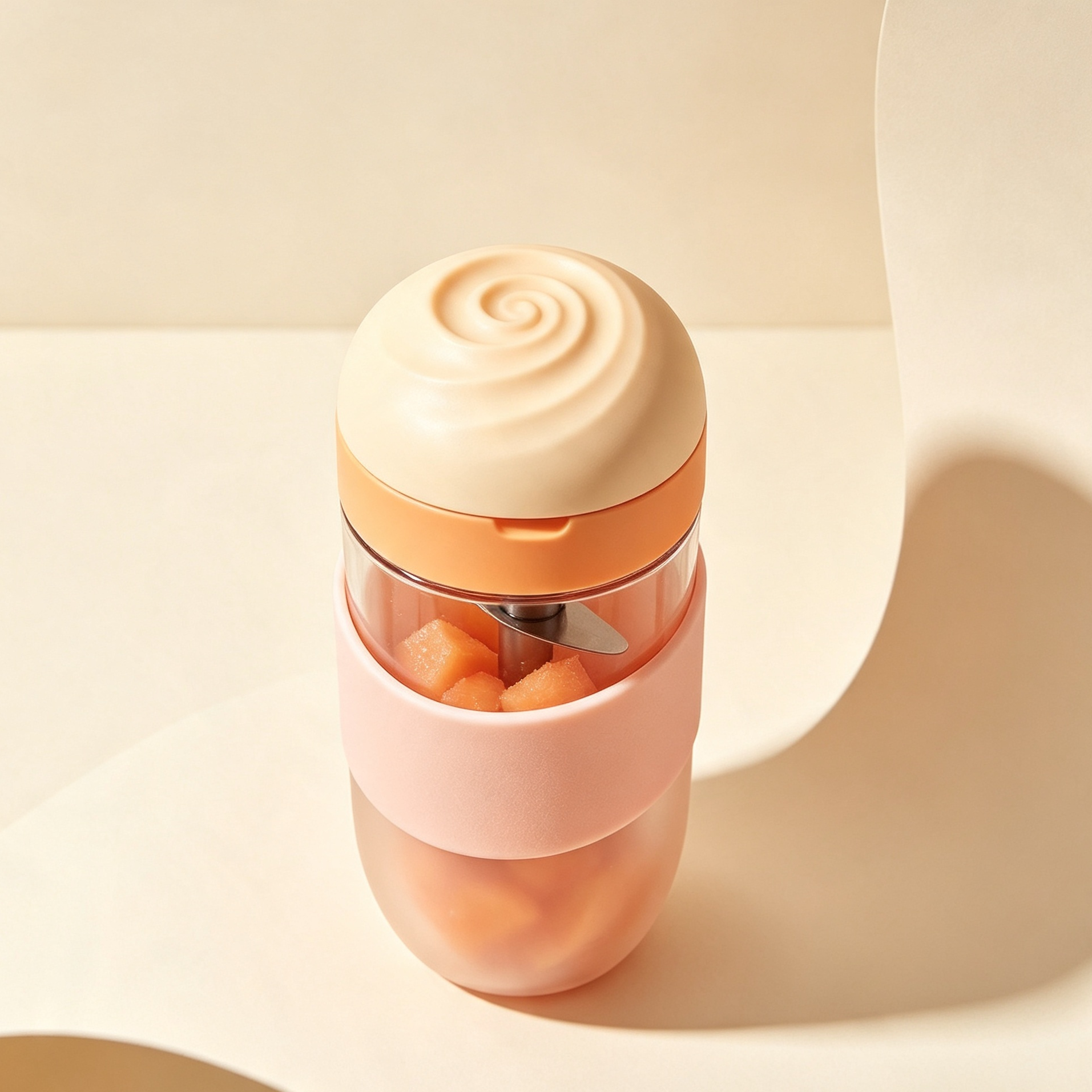 Portable electric juicer cup