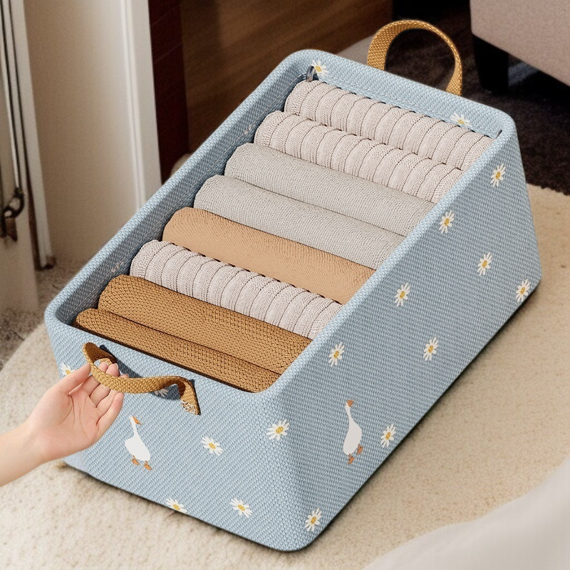 패브릭 접이식 수납함 옷장 의류 수납함 서랍형 수납함