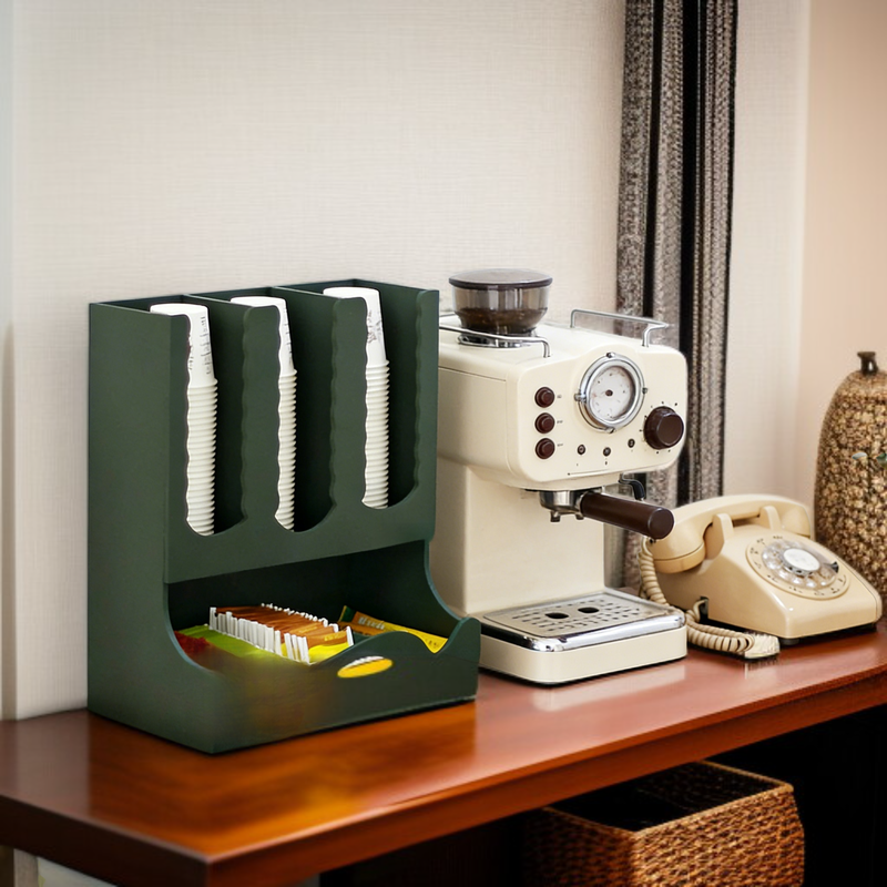 다용도 티백 커피 종이컵 수납함 사무실용