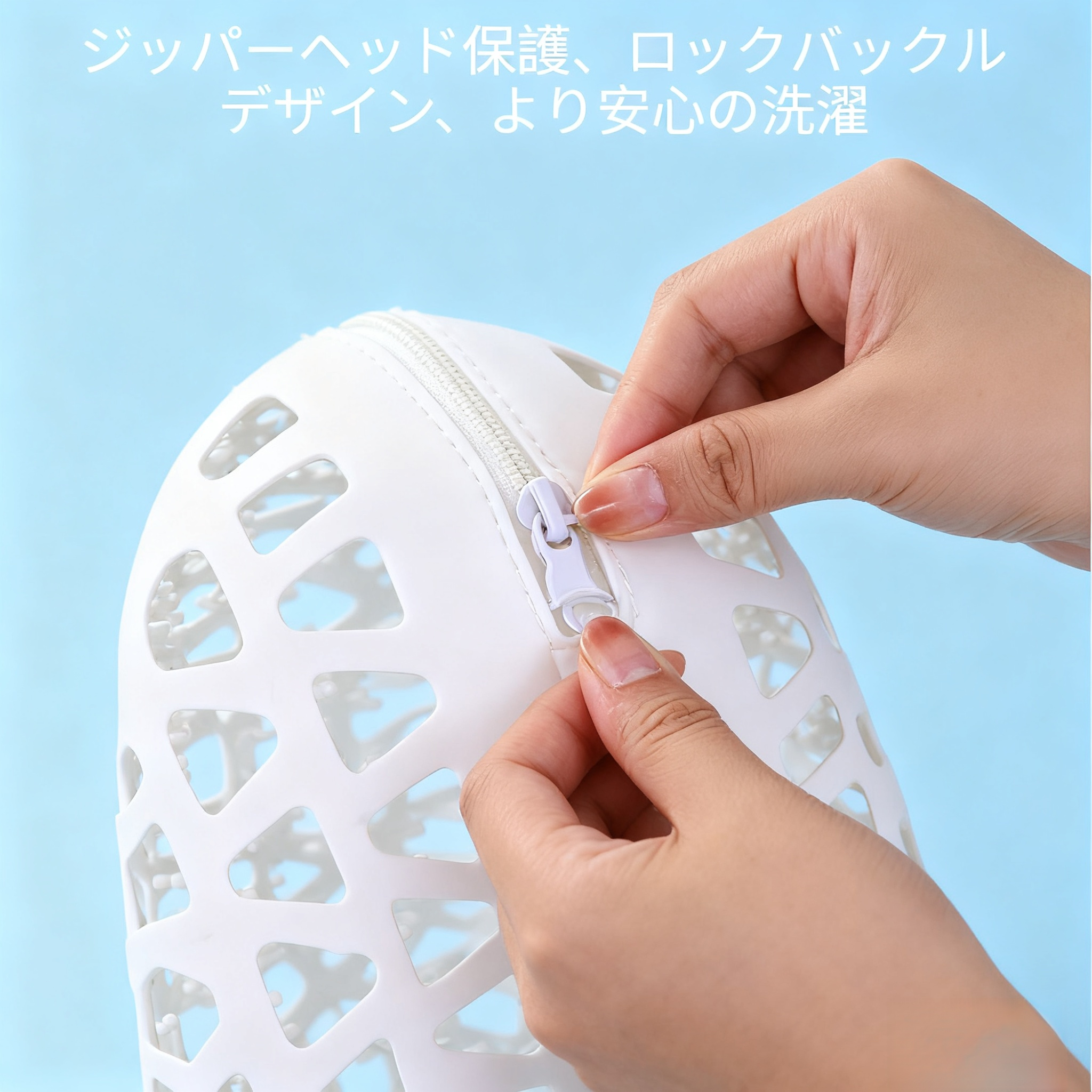 靴保護用シリコンジッパー洗濯バッグ 怠惰な靴洗濯バッグ