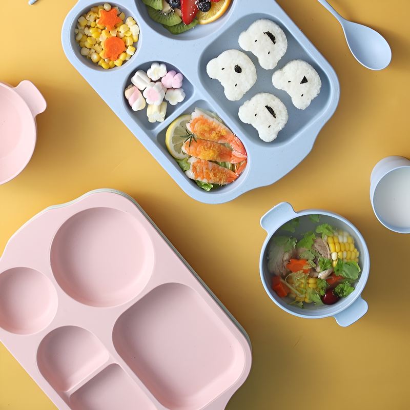 Children's Eco-friendly Dining Tableware Set (6 Pieces)