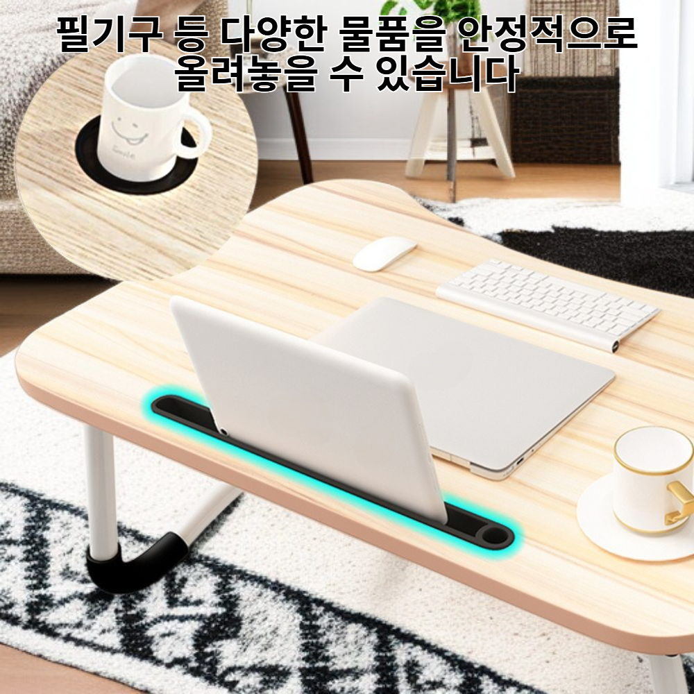 기숙사용 접이식 컴퓨터 데스크, 편리한 베드 테이블