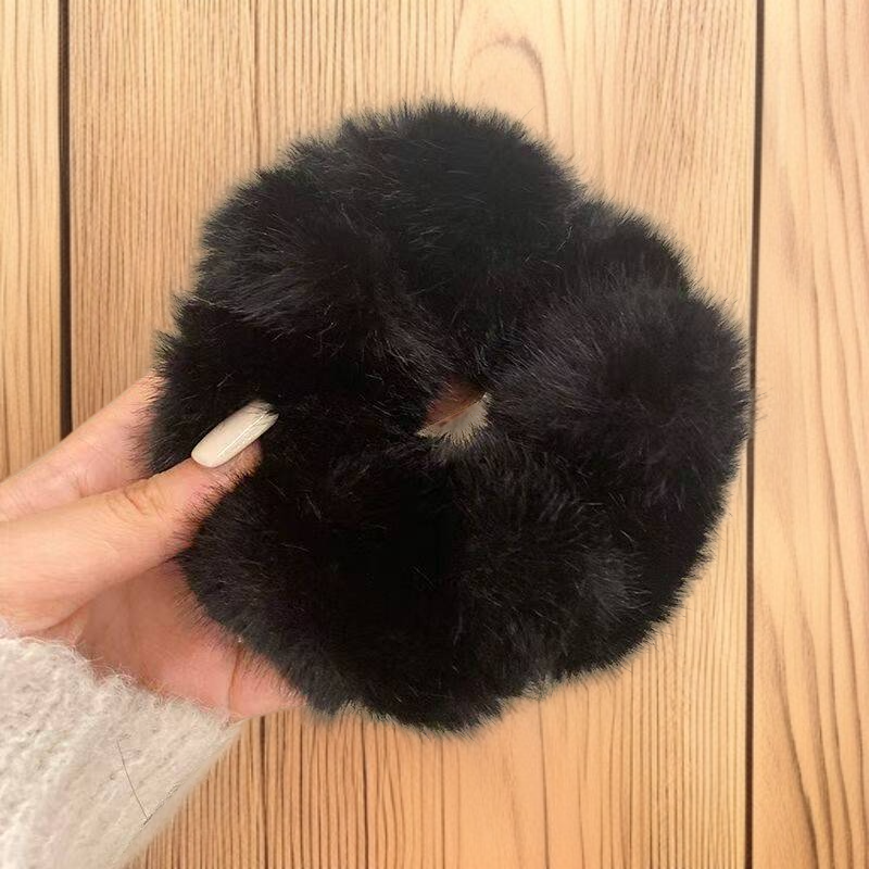 保暖舒適秋冬髮圈佩戴效果