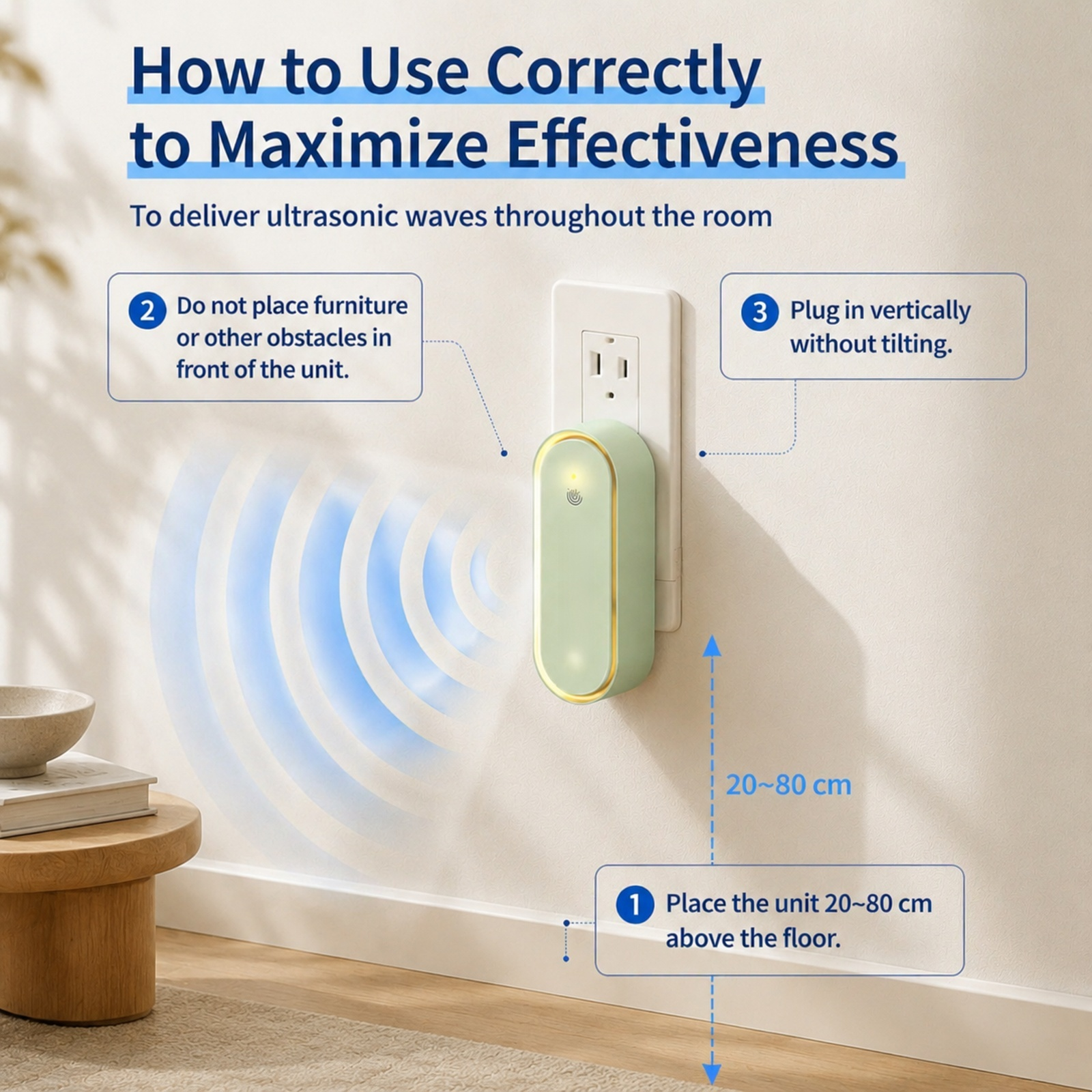 Smart Ultrasonic Mouse and Mosquito Repeller