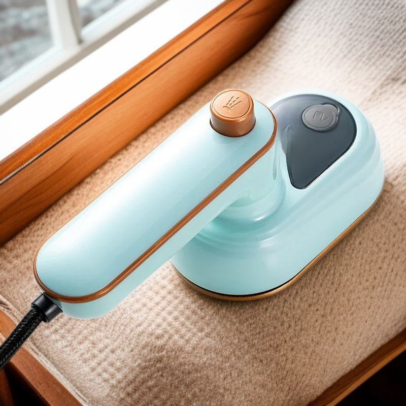 コンパクトで持ち運び可能な回転式電動アイロン