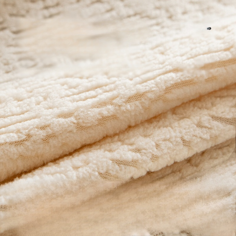 Funda de sofá de lana de cachemira gruesa para otoño e invierno