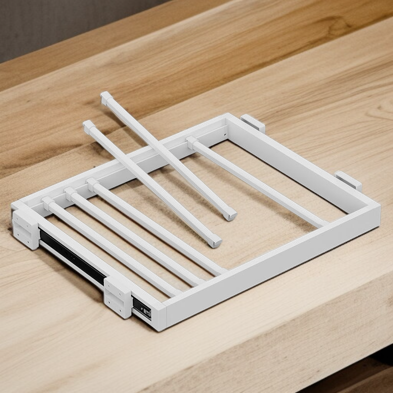 벽걸이 숨김 빨래 건조대