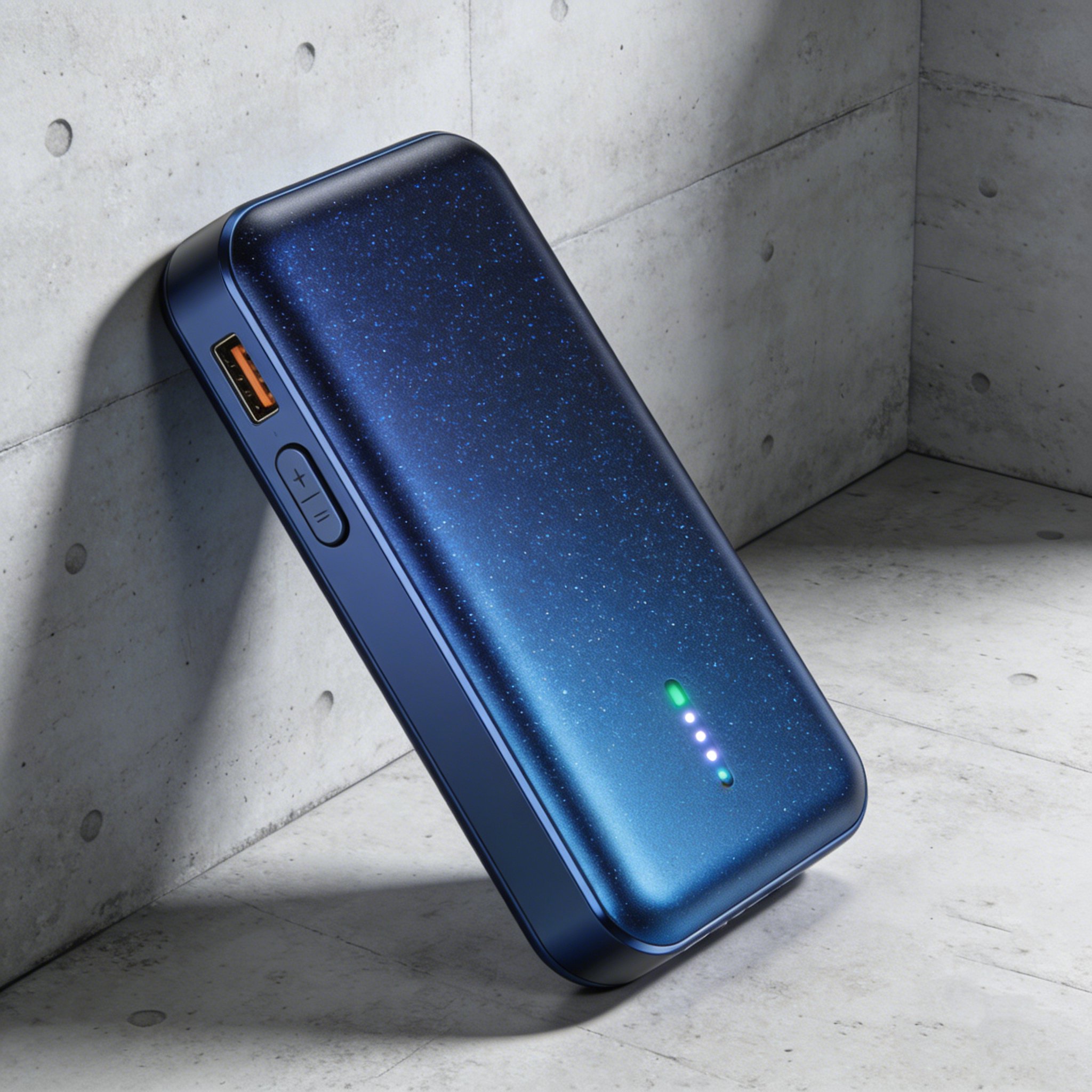 スマートフォンを充電する超軽量モバイルバッテリー