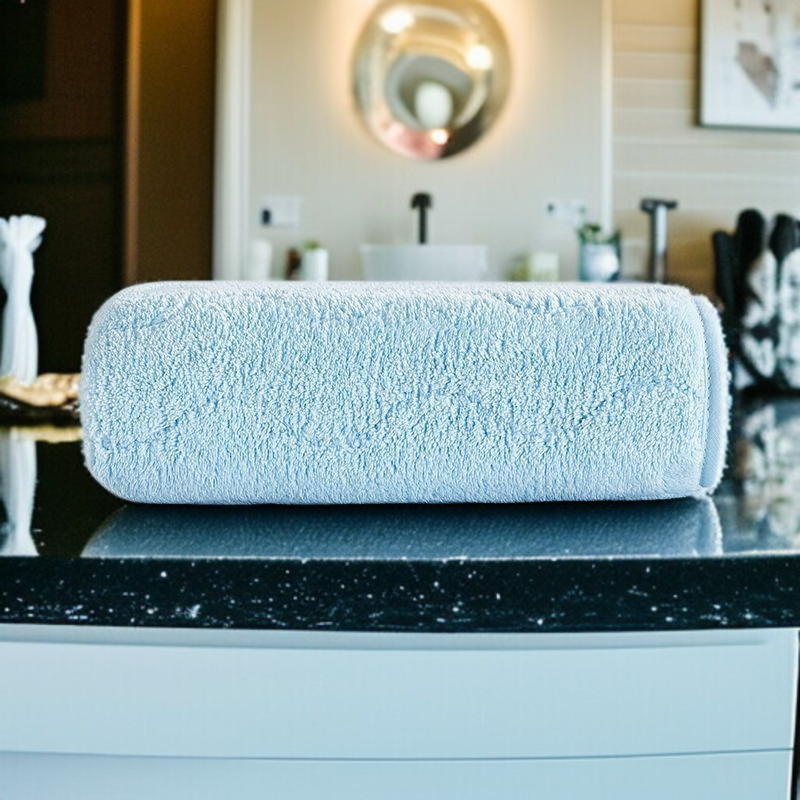 세안 과정에서 털 빠짐 없는 타월 사용 모습