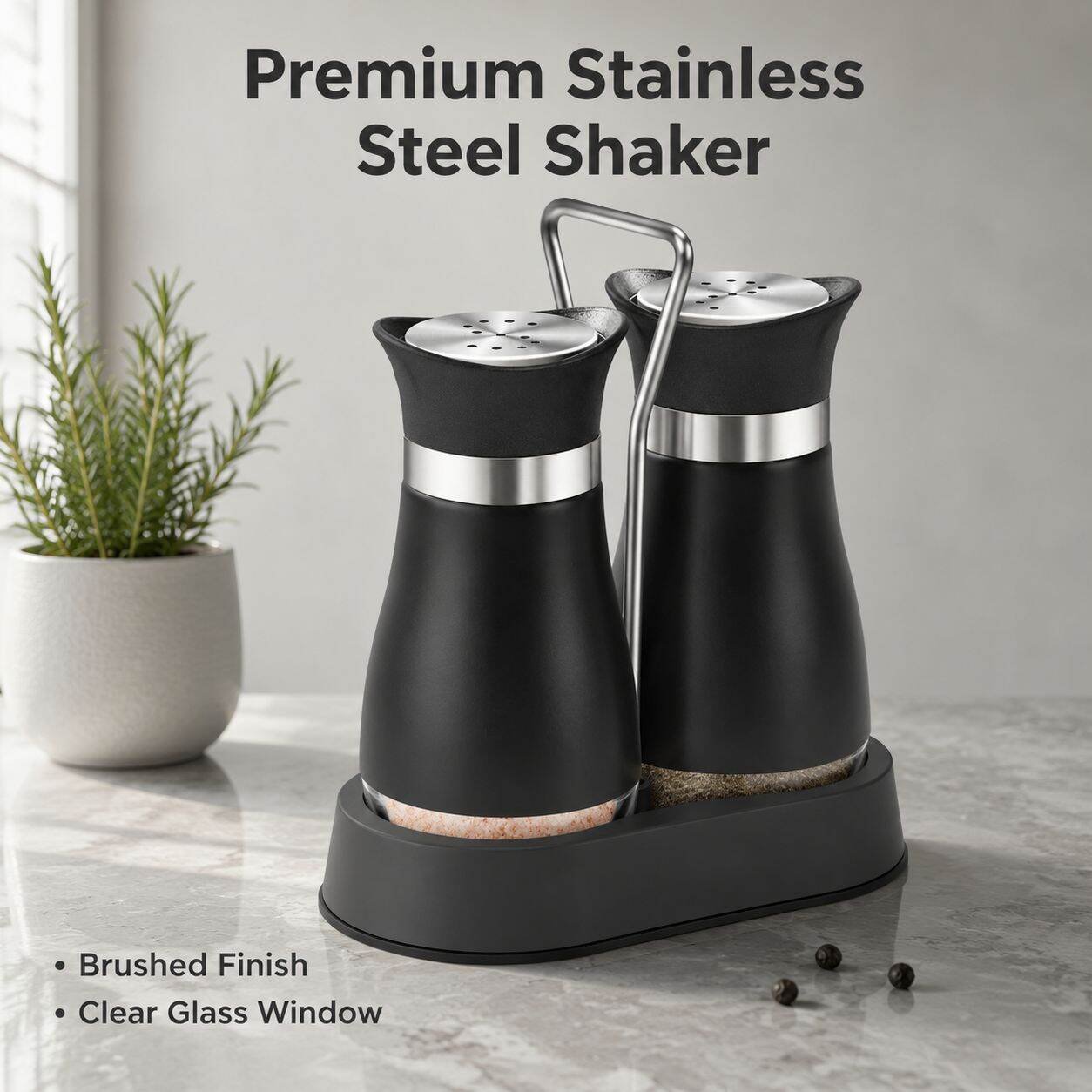 Multipurpose Stainless Steel Spice Shaker Jar