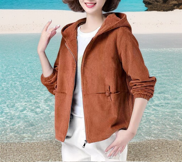 Cordjacke für Herren – Rückansicht