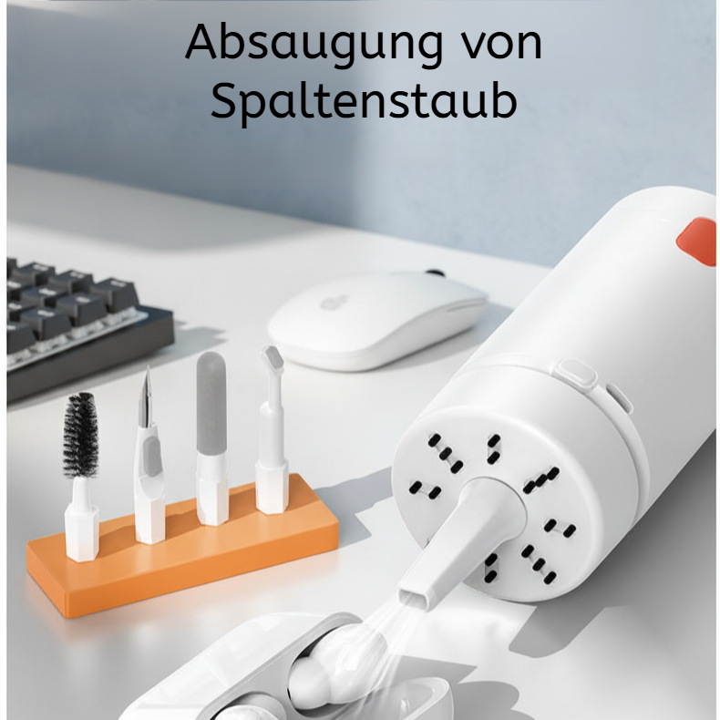 20-in-1 Elektrischer Tastatur-Reiniger mit Staubsauger