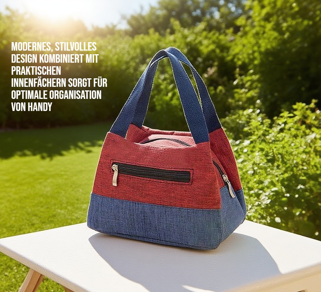 Moderne Leinwand Tasche mit robustem Griff