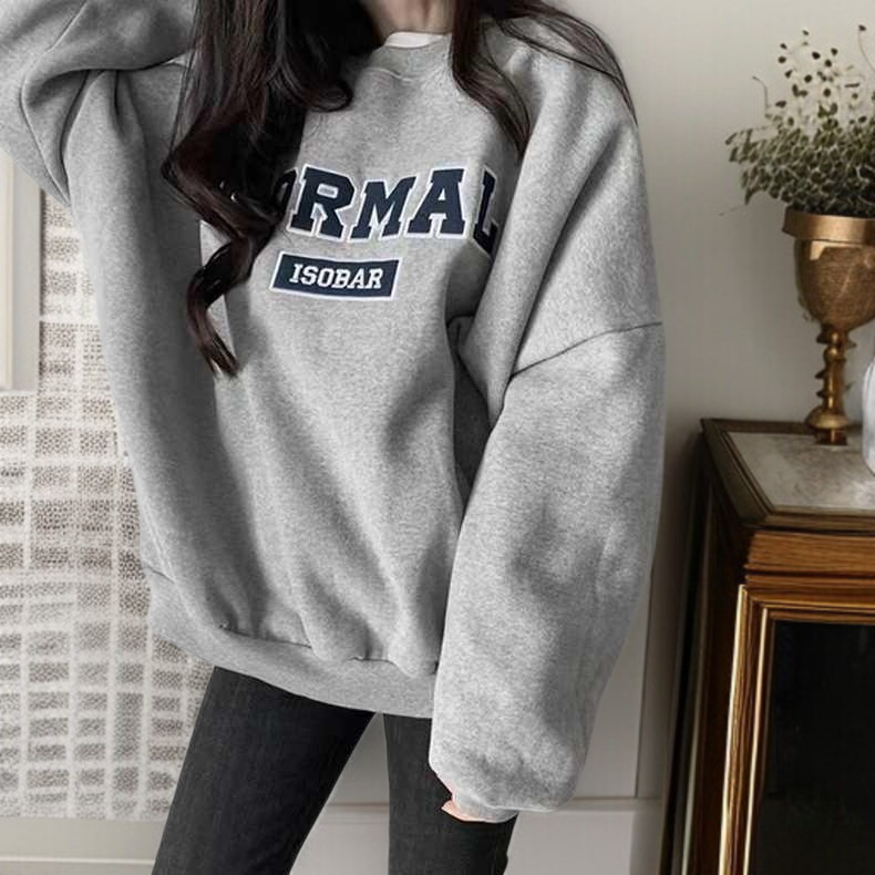 여자 루즈핏 얇은 맨투맨 상의 학생 후드 점퍼 맨투맨 얇은 여성 루즈핏 코트