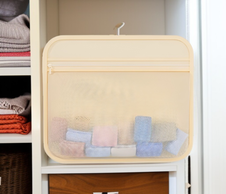 Socks storage tool hanging bag for dormitory wardrobe