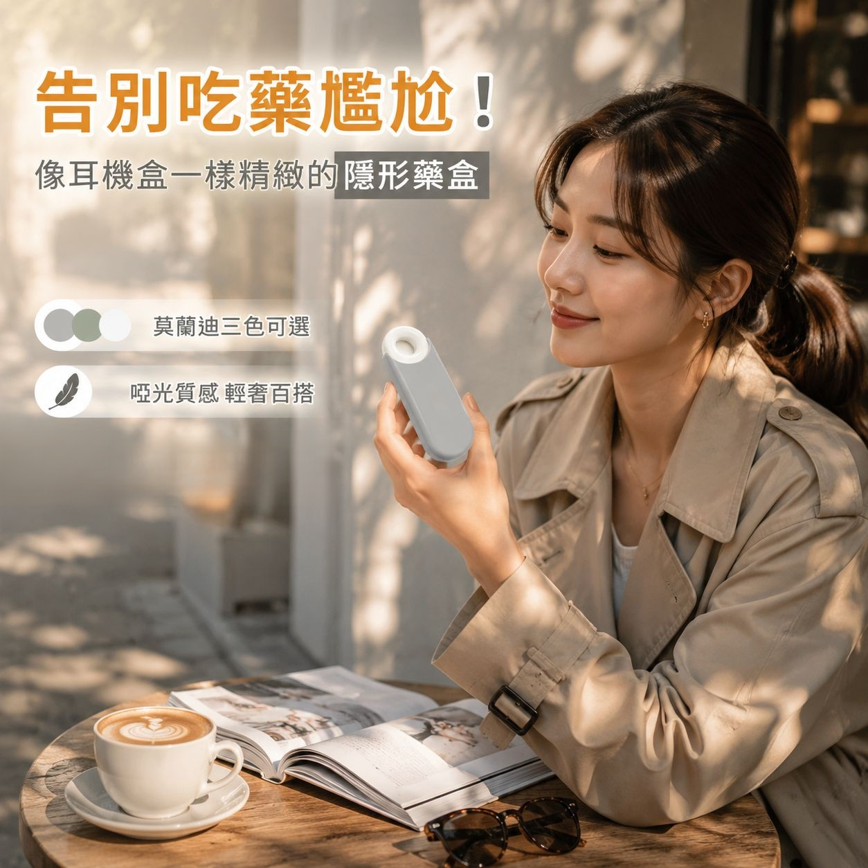 迷你便攜分裝藥盒旅行藥箱多功能收納