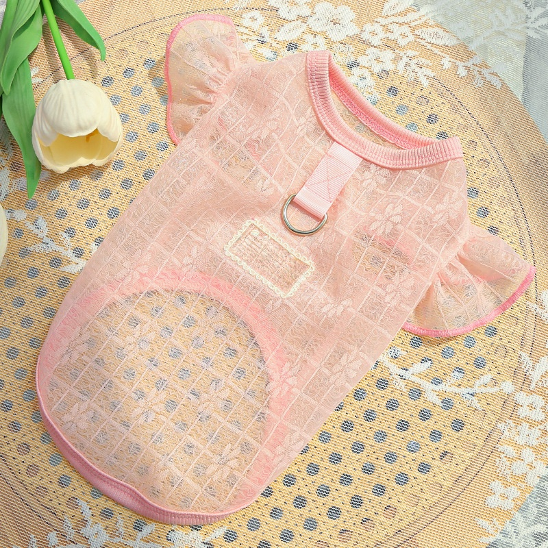 เสื้อสุนัขเนื้อผ้าเรียบลื่น ยืดหยุ่น ใส่สบาย