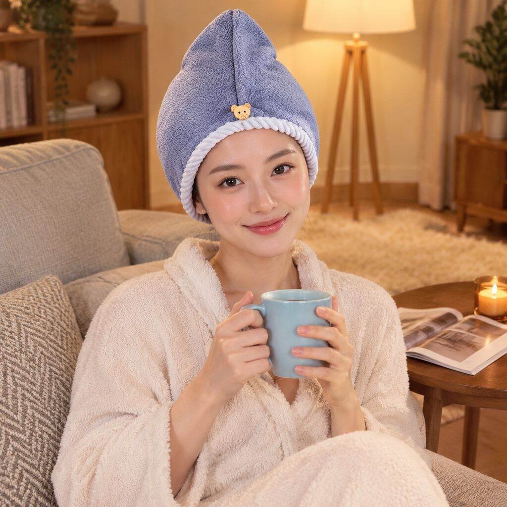 加厚乾髮帽