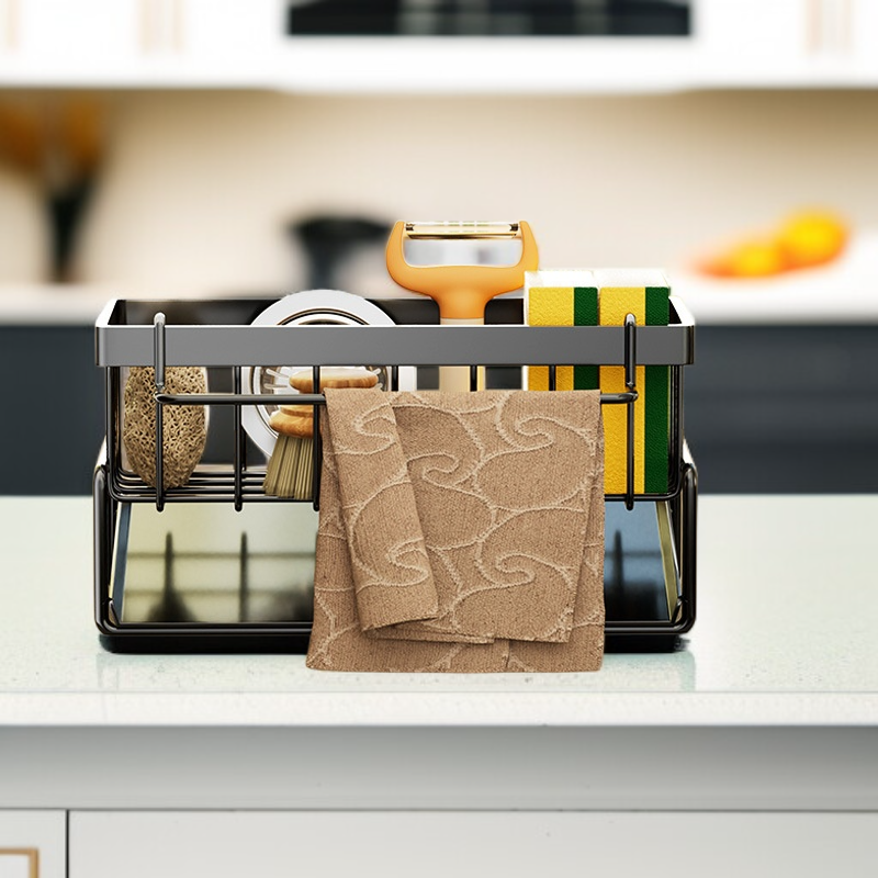 다기능 주방 볼 스펀지 행주 수납 선반