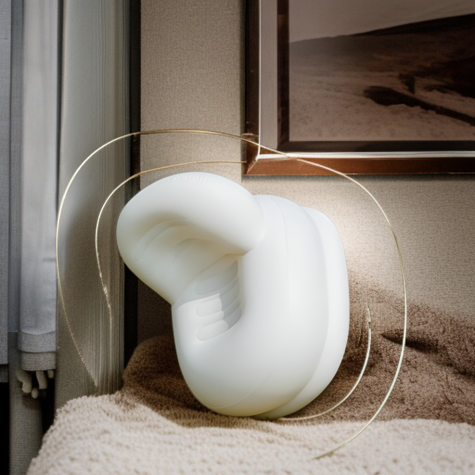 휴대용 자가팽창식 1인용 라운지 소파