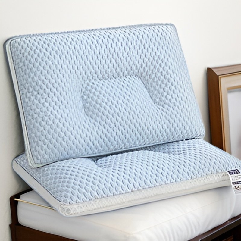 아이스 통기 목베개 여름 고소프트 입체 목베개 쿨링 콩콩 통기망 베개