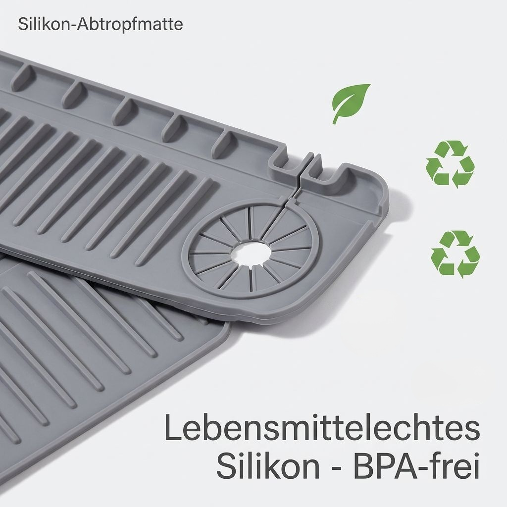 Silikon-Wasserhahn-Ablaufdichtung