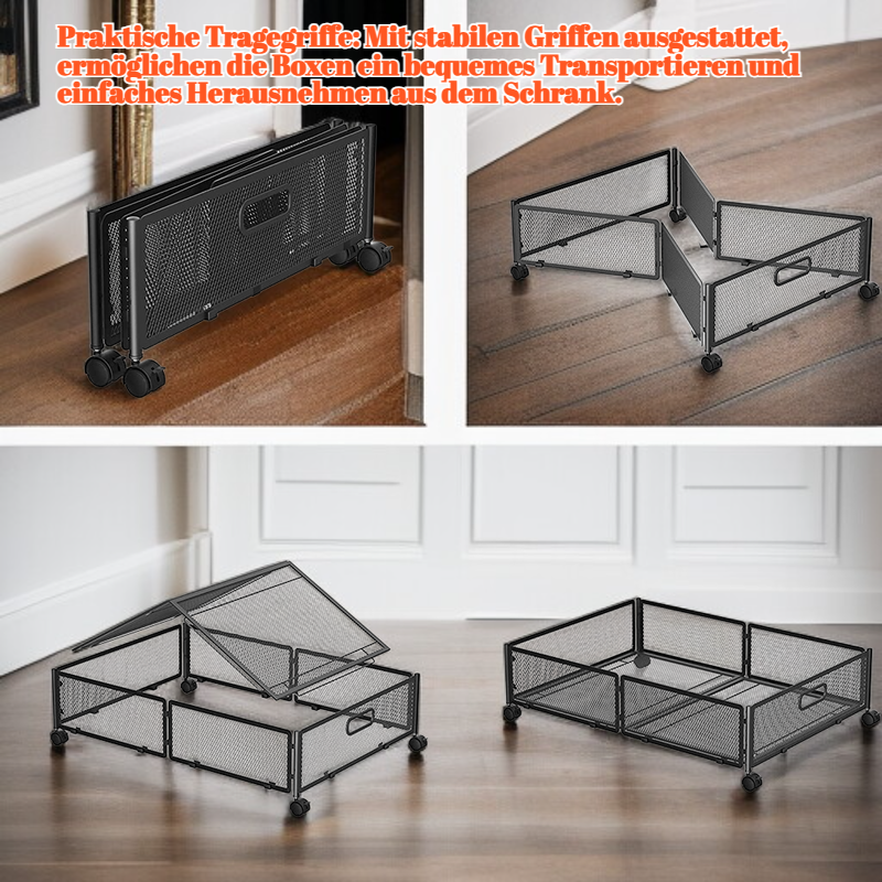 Faltbare Aufbewahrungsbehälter für Kleidung und Bettwäsche