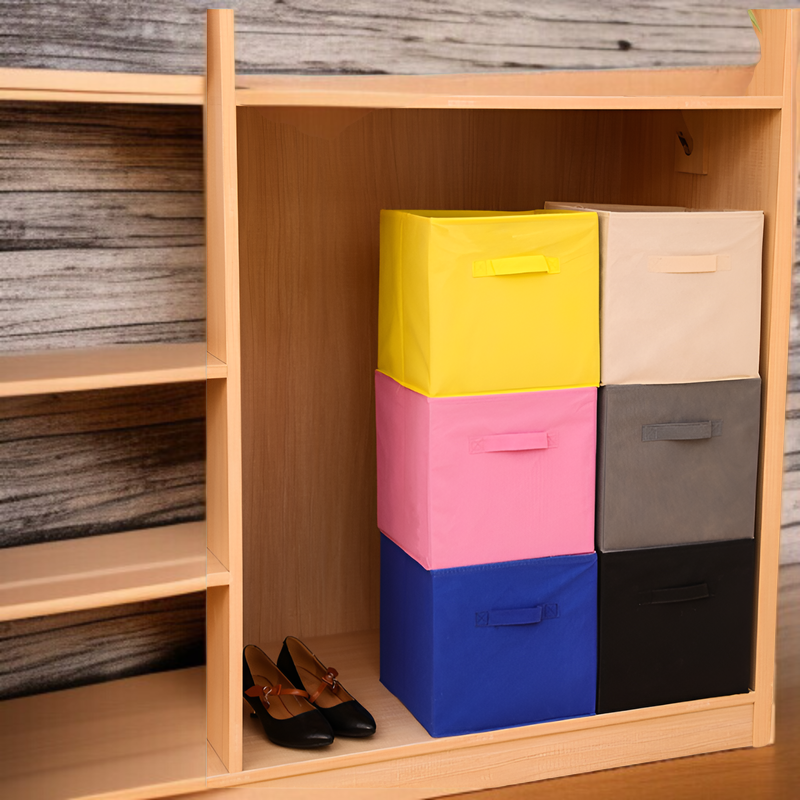 布製収納ボックス 折りたたみ式 フリーインストール 収納ボックス 寝室 ワードローブ 衣類 おもちゃ デスクトップ収納ボックス
