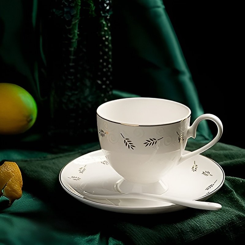 陶器製コーヒーカップセット