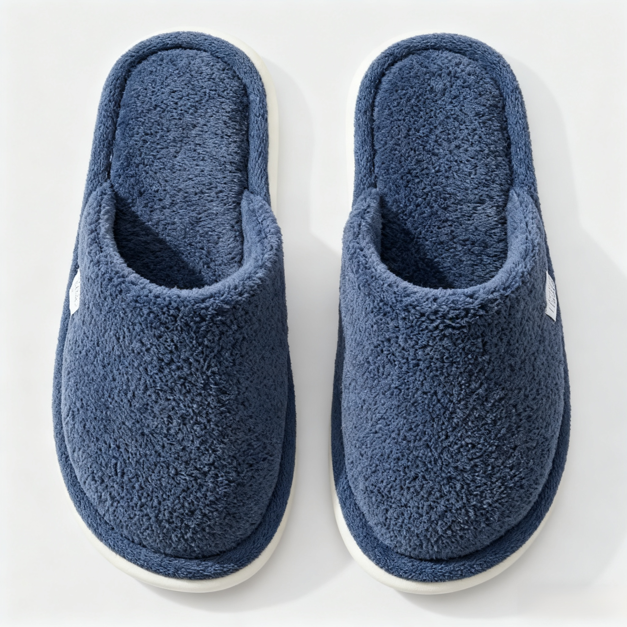 남색 면 재질 슬리퍼