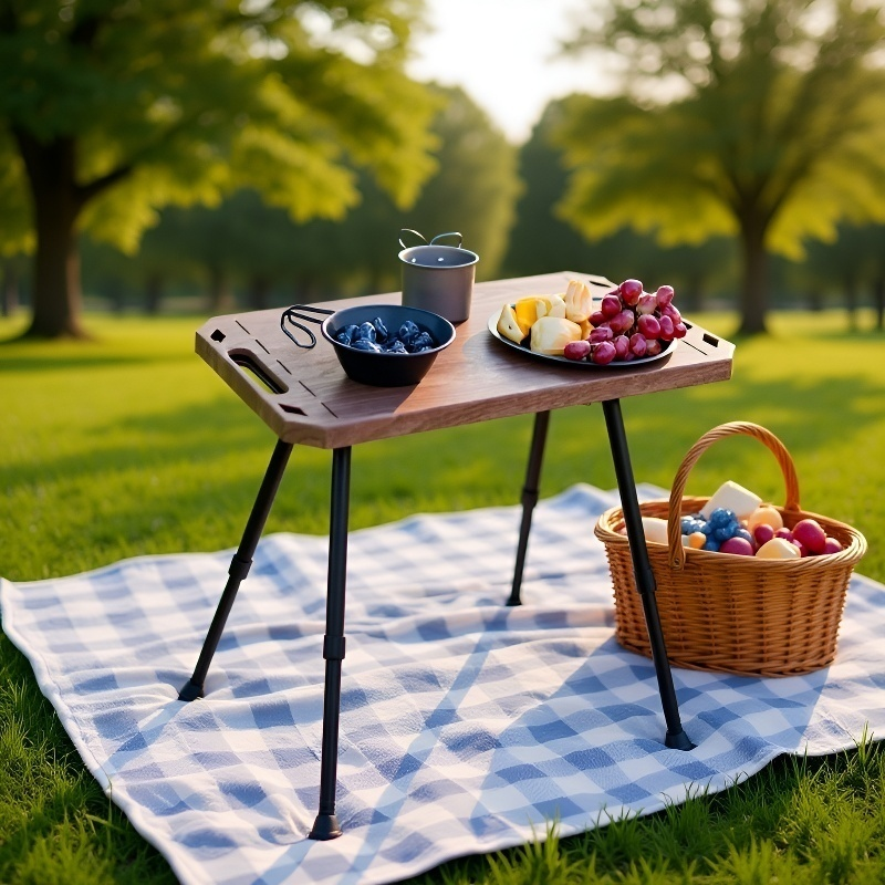 야외용 초경량 접이식 테이블