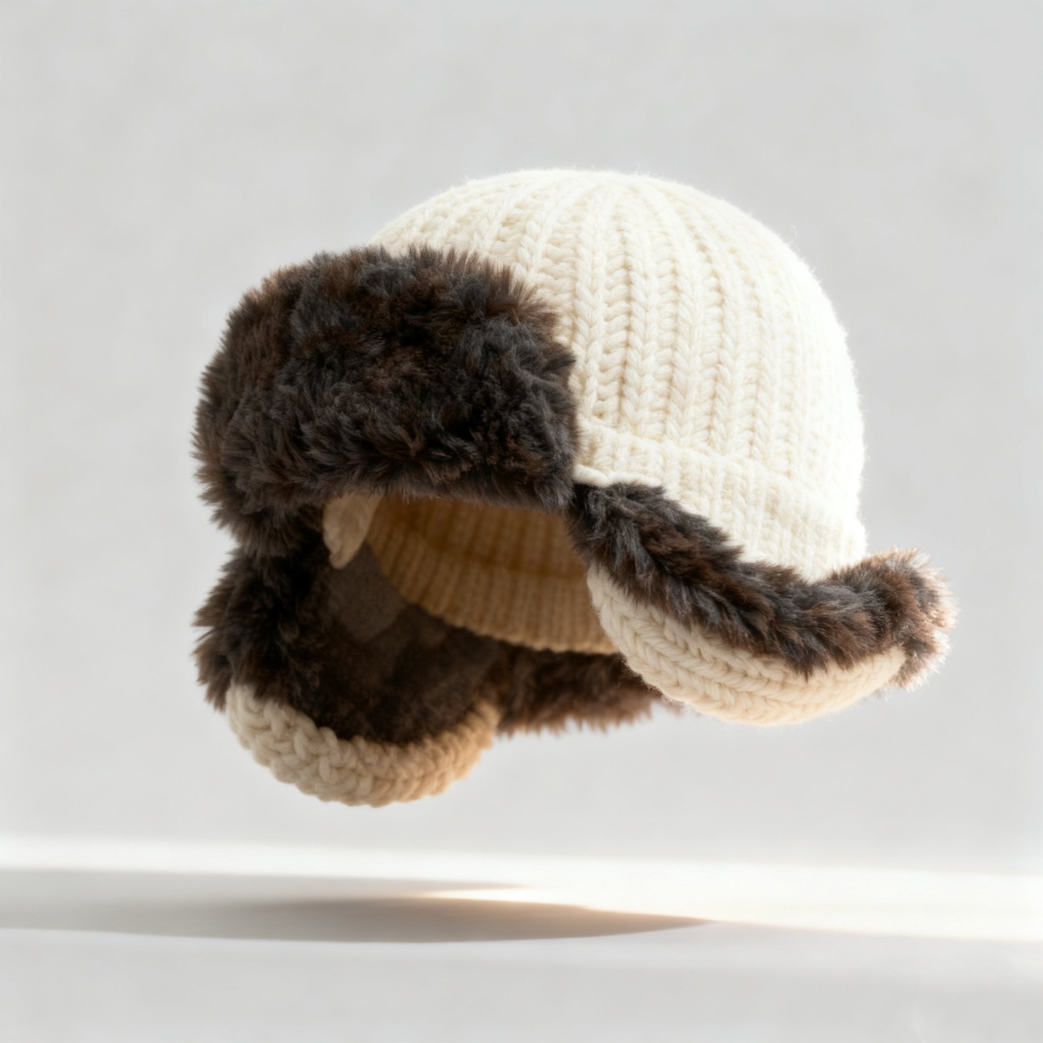 따뜻한 플러시 레이펑 모자 세트 (8개)