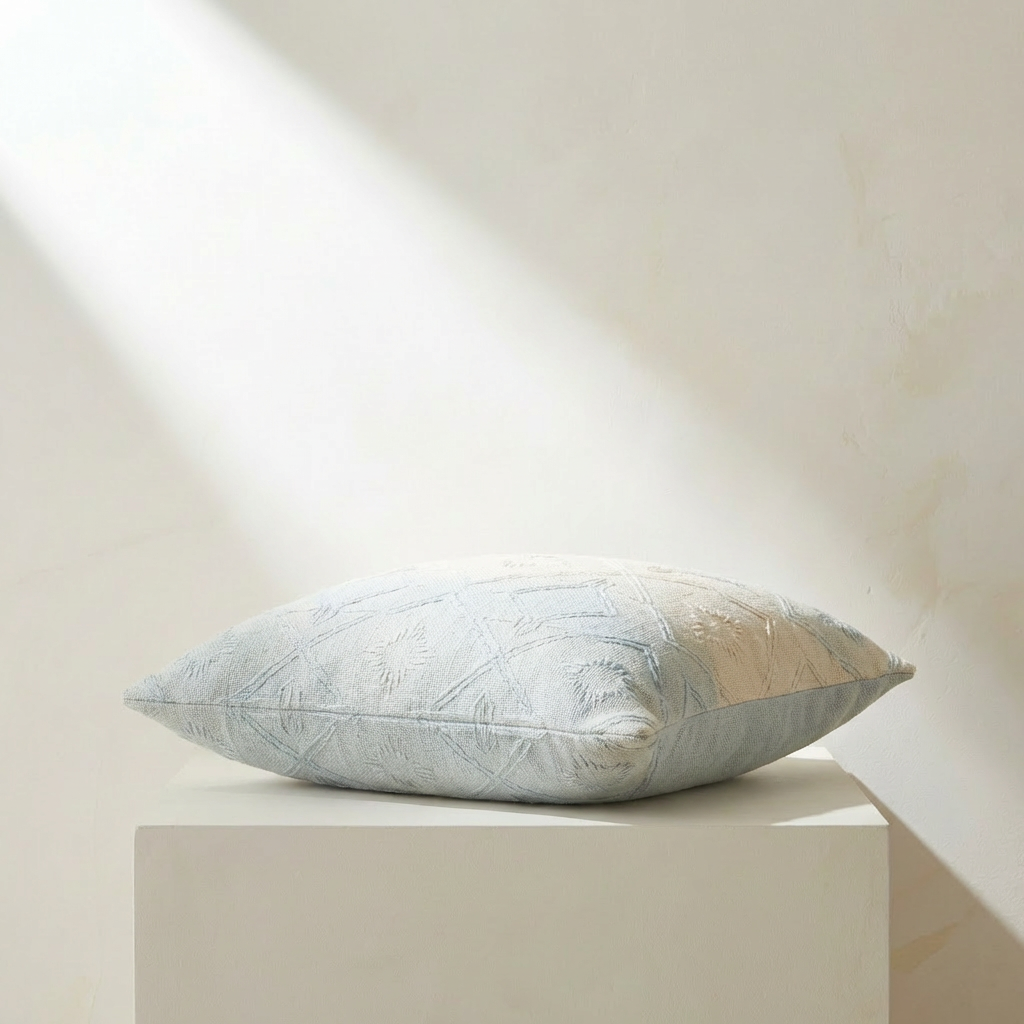 Cojines elegantes y suaves decorando un sofá