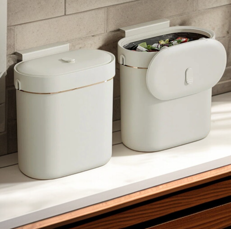 キッチン用壁掛けゴミ箱の使い方