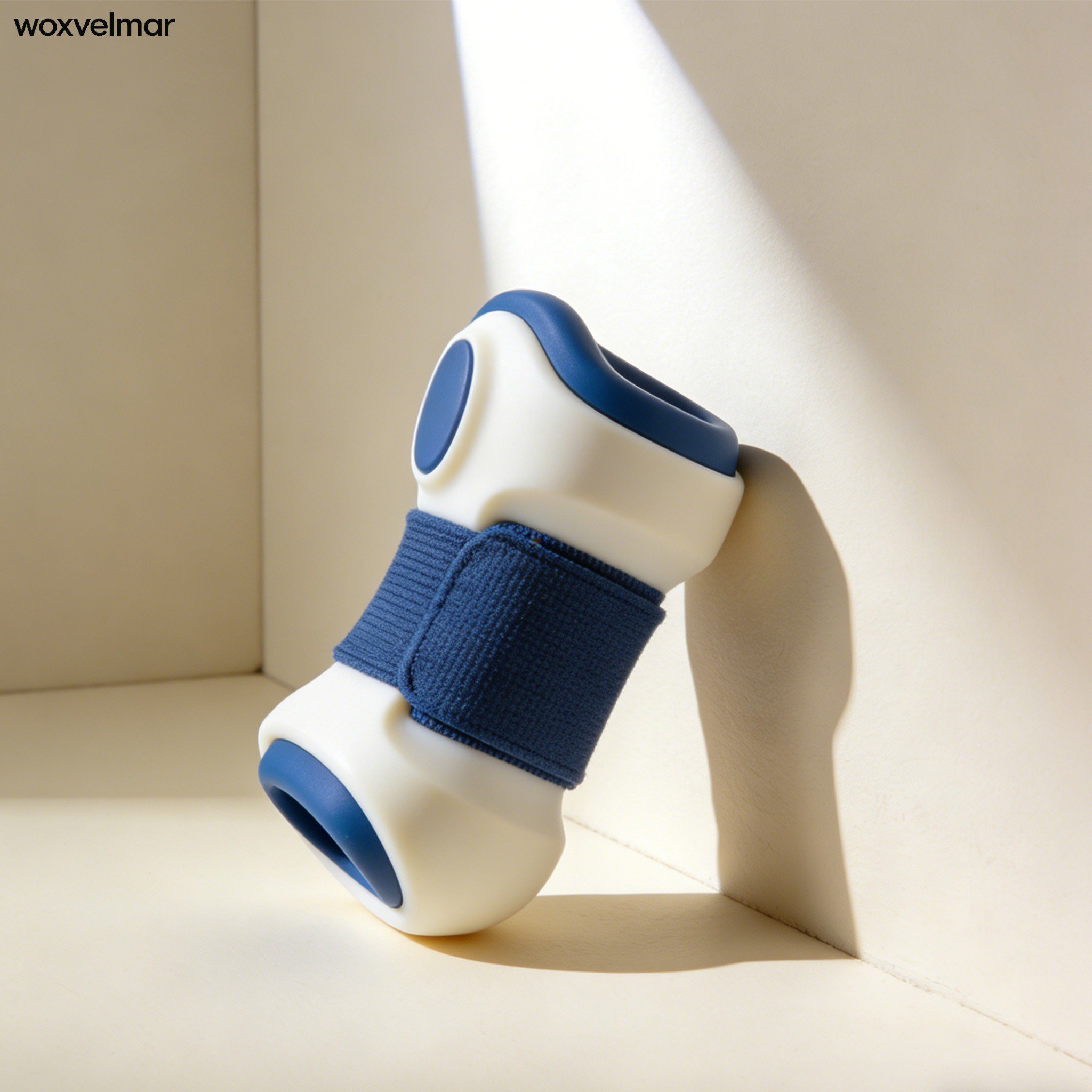 汗吸収機能を強調したリストバンドのアップ