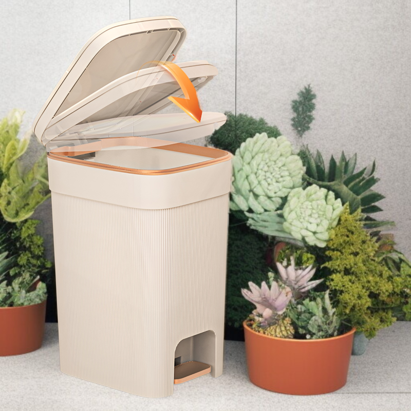 家庭用キッチンゴミ箱縦型パターン大容量ゴミ箱リビングルームバスルームゴミ箱蓋付きトイレゴミ箱寝室大型ゴミ箱高級ゴミ箱
