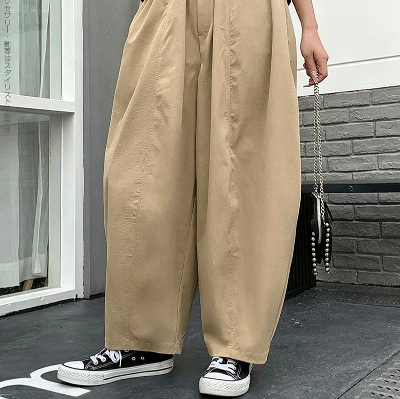 Monolly 超通気ゆったりスリムワイドパンツ