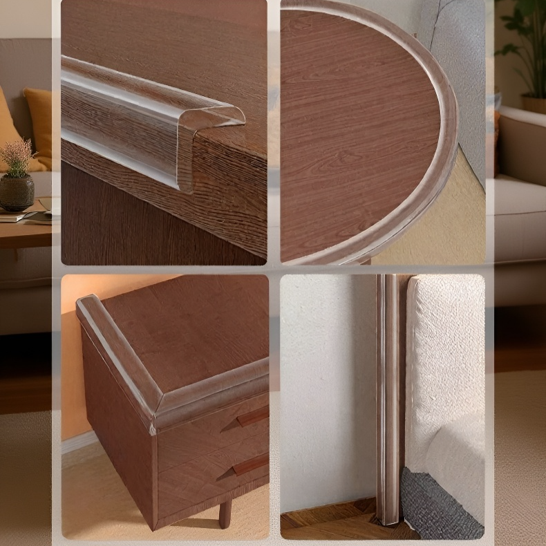 透明衝撃防止テープ 角・縁用保護ストリップ