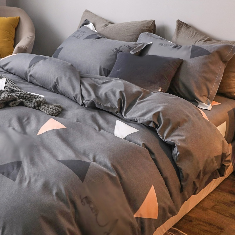 Juego de sábanas, funda de edredón y cubrecolchón para otoño e invierno