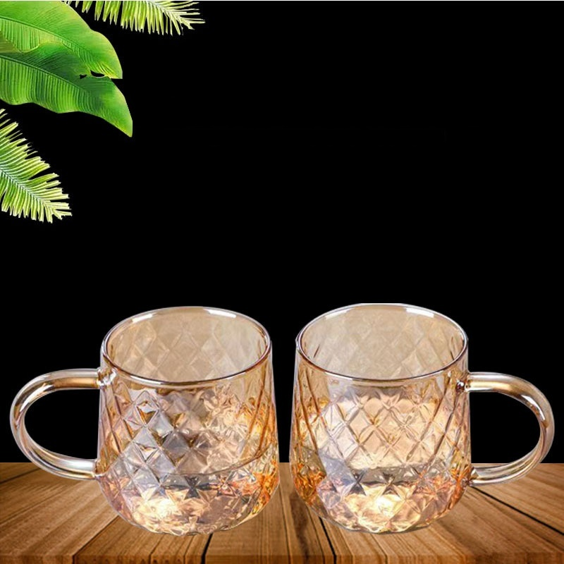 Heat-resistant glass water cup