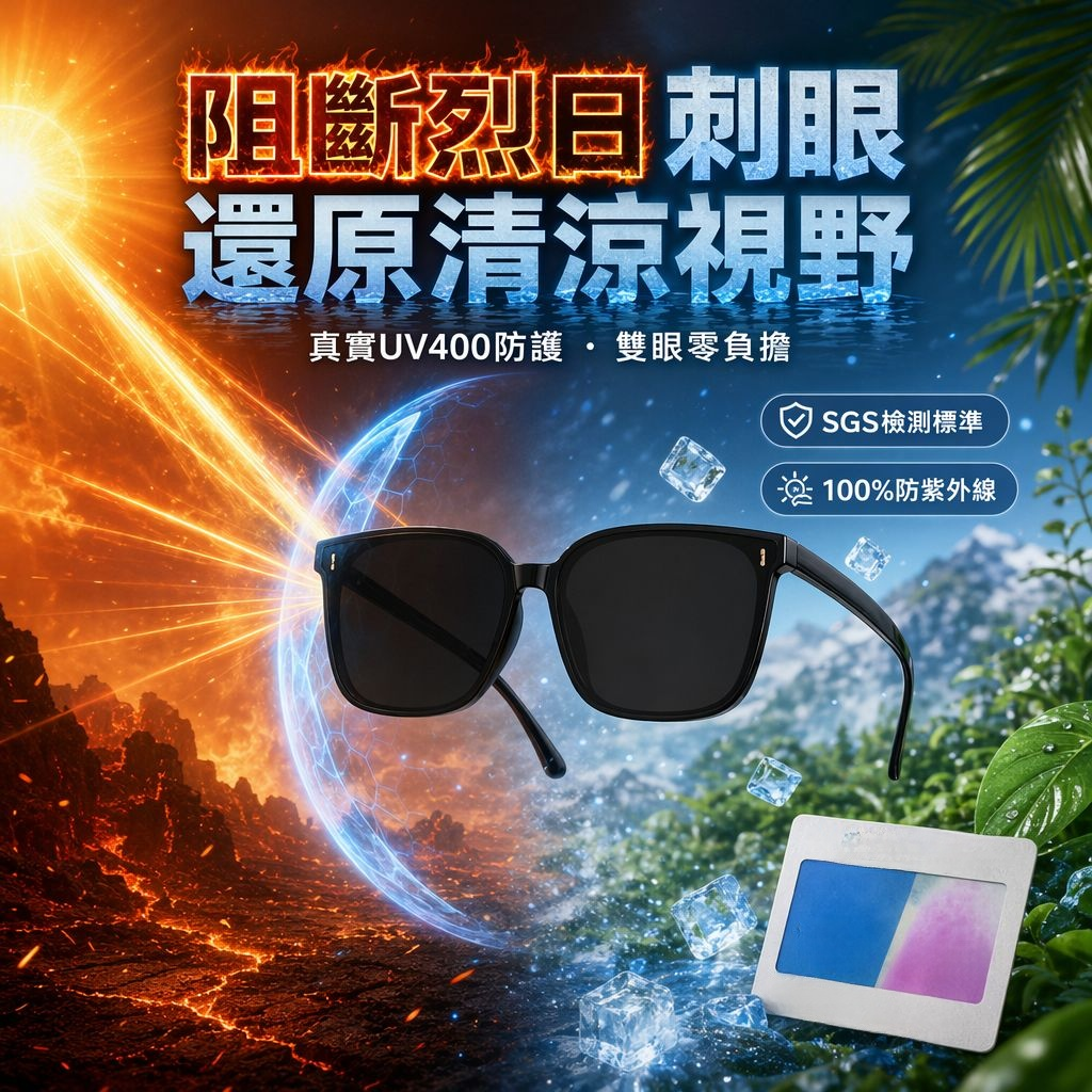 時尚防曬貓眼太陽鏡女款